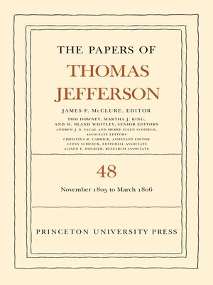 cover image of The Papers of Thomas Jefferson, Volume 48